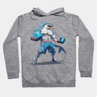 boxer shark Hoodie